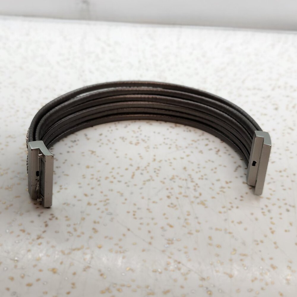 BFD-Multi Strand Bracelet with Rhinestones - Picture 6 of 6